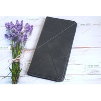 Чохол книга шкіряна для Xiaomi Redmi Mi 11 Lite, магнітом та підставкою, Business Leather, чорного кольору.