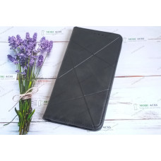 Чохол книга шкіряна для Xiaomi Redmi Mi 11 Lite, магнітом та підставкою, Business Leather, чорного кольору.