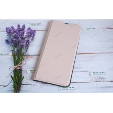 Чохол книга для Xiaomi Redmi Mi 11 Lite, штучна шкіра, з магнітом та підставкою, Lux, пудрового кольору.