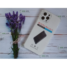 Прозорий силіконовий протиударний чохол для iPhone 12 Pro Max з посиленими кутами