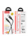 Кабель для зарядки Hoco U39 дата кабель, швидка зарядка, USB та Type-C, 3A, Чорний з тканинним покриттям та підсвіткою конекторів