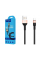 Кабель для зарядки Hoco X26 дата кабель, швидка зарядка, USB та Type-C, 3A, Чорний.