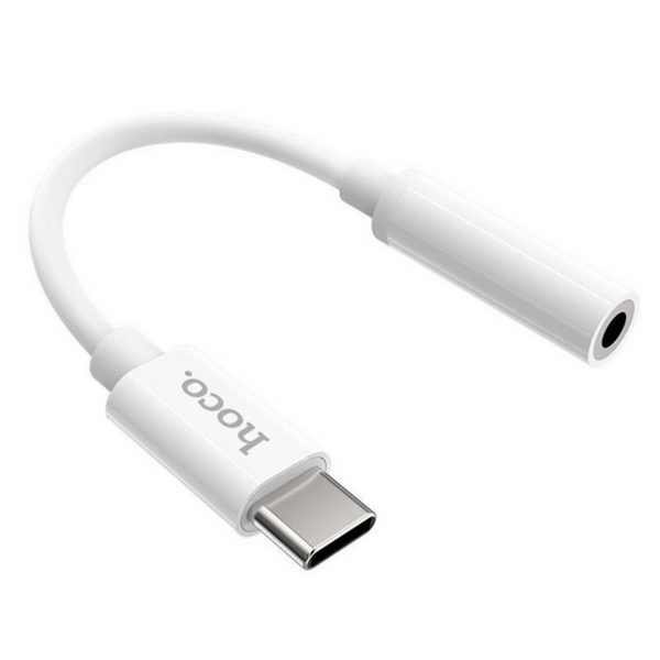 Перехідник Type-C на навушники mini jack 3.5 AUX HOCO LS30 Digital Audio converter